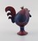 Rooster in Glazed Stoneware by Lars Drejara, Sweden, Late-20th Century, Image 3