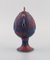 Rooster in Glazed Stoneware by Lars Drejara, Sweden, Late-20th Century 2