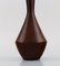 Narrow Neck Vase in Glazed Ceramic by Carl-Harry Stålhane for Rörstrand 5