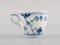 Blue Fluted Half Lace Coffee Cups with Saucers from Royal Copenhagen, Set of 12, Image 4