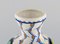 Jarrón Art Déco grande de cerámica esmaltada con pájaros de Boch Freres Keramis, Bélgica, Imagen 5