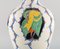 Jarrón Art Déco grande de cerámica esmaltada con pájaros de Boch Freres Keramis, Bélgica, Imagen 6