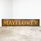 Antique Hand-Painted Wooden Mayflower Shop Sign, Image 1