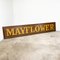 Antique Hand-Painted Wooden Mayflower Shop Sign 16
