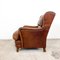 Vintage Hand-Colored Sheep Leather Armchair 5
