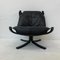 Leather Falcon Lounge Chair by Sigurd Ressel for Vatne Møbler, 1970s 2