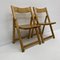 Pinewood Folding Chairs, 1970s, Set of 2, Image 8