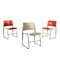 Chairs in Steel & Metal by David Rowland for GF Furniture, Set of 3 1