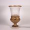 Lampada da tavolo in alabastro, bronzo dorato e cristallo, Italia, XX secolo, Immagine 10
