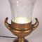 Lampada da tavolo in alabastro, bronzo dorato e cristallo, Italia, XX secolo, Immagine 3