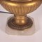 Lampada da tavolo in alabastro, bronzo dorato e cristallo, Italia, XX secolo, Immagine 9