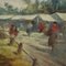 Country Glimpse with Figures Canvas 3