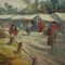 Country Glimpse with Figures Canvas, Image 3