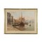 S. Ronzoni, Port View, Oil on Canvas, Framed, Image 1