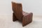 Brown Leather Patchwork Lounge Chair from de Sede, 1970s 6