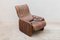 Brown Leather Patchwork Lounge Chair from de Sede, 1970s 3