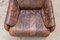 Brown Leather Patchwork Lounge Chair from de Sede, 1970s 8