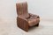 Brown Leather Patchwork Lounge Chair from de Sede, 1970s 2