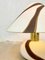 Lampada da tavolo vintage in vetro di Murano bicolore, Immagine 2