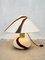 Lampada da tavolo vintage in vetro di Murano bicolore, Immagine 5
