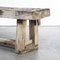 19th Century French Weathered Oak Low Workbench 4