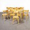 French Bentwood Dining Chairs, 1950s, Set of 12 7