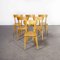 French Bentwood Dining Chairs, 1950s, Set of 6 8