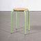 French Stacking School Stools, 1960s, Set of 8 1