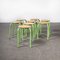 French Stacking School Stools, 1960s, Set of 8, Image 5
