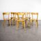 French Stacking School Dining Chairs, 1970s, Set of 8, Image 3