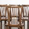 Bentwood Stickback Bistro Dining Chairs, 1960s, Set of 6 5