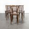 Bentwood Stickback Bistro Dining Chairs, 1960s, Set of 6 6