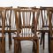 Bentwood Stickback Bistro Dining Chairs, 1960s, Set of 12 2
