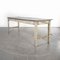 French Long Zinc Topped Rectangular Workshop Console Table, 1950s 3