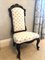Antique Victorian Rosewood Ladies Chair 2