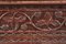 Aparador de pedestal Padauk antiguo de roble angloindio tallado, Imagen 2