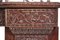 Credenza antica Padauk Breakfront piedistallo intagliato in quercia anglo-indiana, Immagine 7