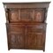 Antique 17th-Century Carved Oak Court Cupboard 1