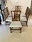 Antique George III Oak Chippendale Dining Chairs, Set of 6 7