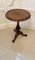 Antique Victorian Carved Walnut Circular Lamp Table, Image 6