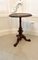 Antique Victorian Carved Walnut Circular Lamp Table 9