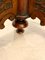 Antique Victorian Carved Walnut Circular Lamp Table 7