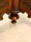 Lampada da tavolo antica vittoriana in legno di noce intagliato, Immagine 7