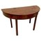 Table Console Demi-Lune George III Antique en Acajou 1