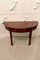 Antique George III Mahogany Demi-Lune Console Table 5