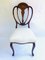 Antique Victorian Inlaid Mahogany Side Chairs, Set of 2 2