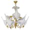 Murano Glass Canna Lily Chandelier, 1970s 1