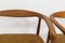 Mid-Century Solid Teak Troja Armchairs by Kai Kristiansen, 1960s, Set of 2, Image 18