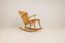 Mid-Century Rocking Chair in Pine from Göran Malmvall, Sweden, 1940s 2
