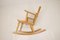 Mid-Century Rocking Chair in Pine from Göran Malmvall, Sweden, 1940s 16